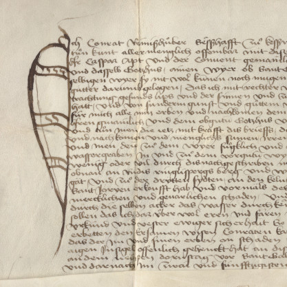 Foto: Handschrift aus dem Stiftarchiv St. Gallen